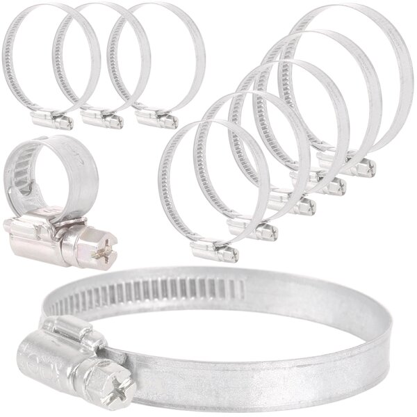 TECPO Schlauchschellen W2 B:9 Ø10-16 mm (10 Stück)
