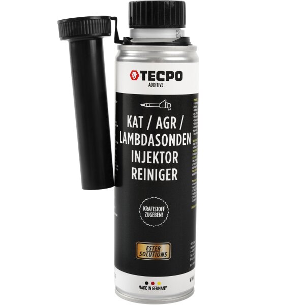 TECPO KAT,- AGR,- Lambdasonden,- & Injektor-Reiniger ESTER, 300 ml