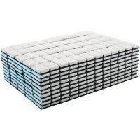 1200x TECPO Klebegewichte Auswucht Gewichte, 5g + Kunststoffschaber