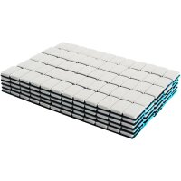 1200x TECPO Klebegewichte Auswucht Gewichte, 5g + Kunststoffschaber