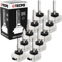 10x TECPO Xenon-Brenner, D1S, 12V-35W, 4300K