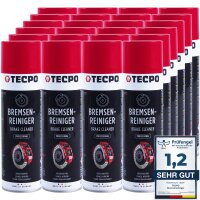 24x TECPO Bremsenreiniger Universal Reiniger, 500 ml