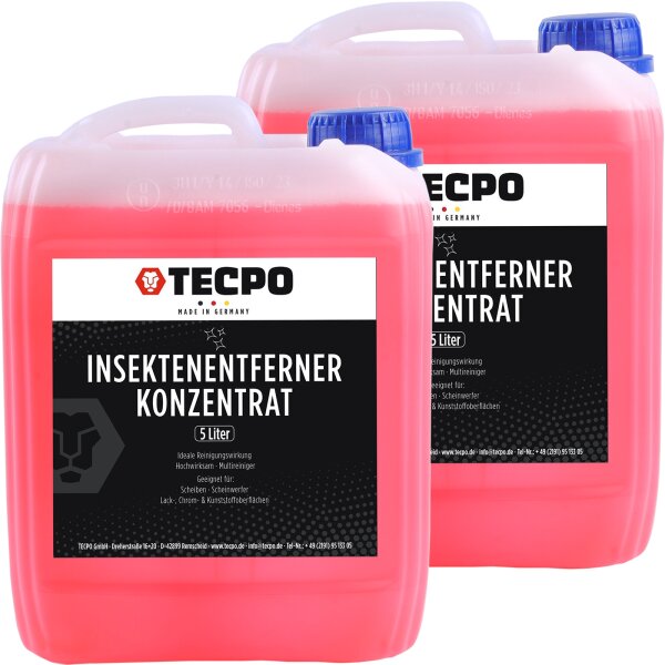 2x TECPO Insektenentferner Konzentrat 5L