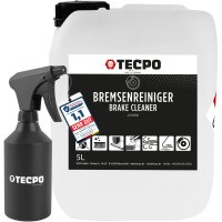 TECPO Bremsenreiniger 5L Kanister + Handsprüher 500 ml