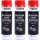 3x TECPO Unterbodenschutz überlackierbar schwarz, 500 ml