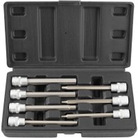 TECPO Steckschlüssel Satz 7-teilig Innensechskant 3/8 Zoll, SW 3-10 mm