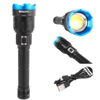 TECPO Taschenlampe 8000 lumen + Mechaniker Handsch