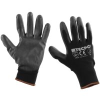 TECPO Feinstrick Mechaniker-Handschuhe, Größe XL, 10x 12 Paar