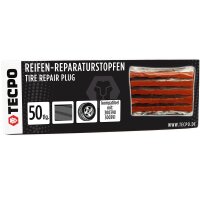 50x TECPO Reifen Flicken Reparaturstopfen Vulkanisierstreifen