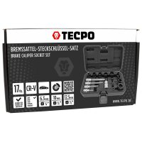 TECPO Bremssattel Steckschlüssel Werkzeug Satz 17-tlg.