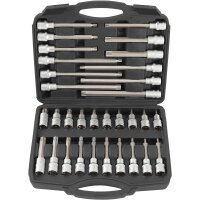 TECPO Steckschlüssel Satz 1/2 Zoll Innen Torx 32-teilig