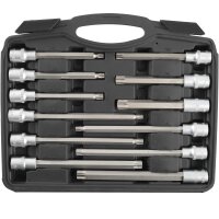TECPO Steckschlüssel Satz 1/2 Zoll Innen Torx 32-teilig