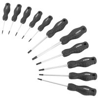 TECPO Schraubendreher Satz T-Profil (für Torx) 11-tlg. magnetisch