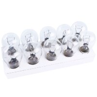 TECPO Glühbirnen Set, 12V-21/5, BAY15D, 10 Stück
