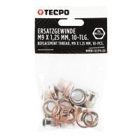 TECPO Ersatzgewinde M9x1.25 für...