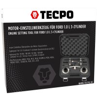 TECPO Motor-Einstellwerkzeug-Satz für Ford 1.0, 3-Zylinder, Ecoboost