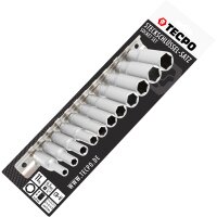 TECPO Steckschlüssel Satz, tief, 1/4 Zoll, 4-13 mm,...