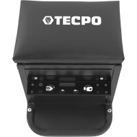 TECPO Werkstatt-Rollsitz 150 kg mobiler Werkstatthocker mit 2 Schubladen