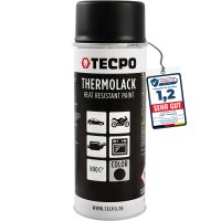 TECPO Thermolack Auspufflack Ofenlack 800°C schwarz...