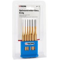 TECPO Splintentreiber-Satz  | 150 mm | 3 - 8 mm | 6-teilig