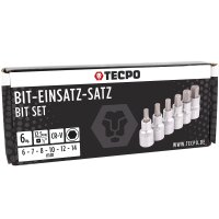 TECPO Biteinsatz Innensechskant, 6-14 mm, 1/2 Zoll