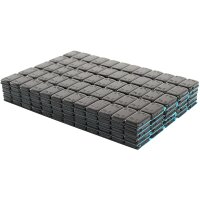 TECPO 600x Klebegewichte Black Auswucht Gewichte, 5g