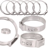TECPO Schlauchschellen 1Ohr B:5 mm Ø11.3-13.8 mm...