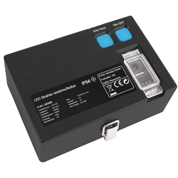 TECPO Wiederaufladbare Batterie - Ersatzakku für Baustellenlampe TECPO 300588