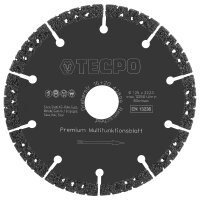 TECPO Diamant-Trennscheibe Beton 125 x 22,23 mm Premium...