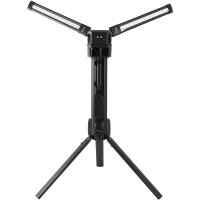 TECPO Kabelloser Duo-SMD-LED Arbeitsstrahler mit Stativ 10.000 Lumen Baustrahler Connect Pro