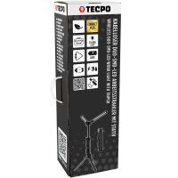 TECPO Kabelloser Duo-SMD-LED Arbeitsstrahler mit Stativ 10.000 Lumen Baustrahler Connect Pro