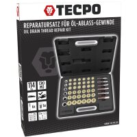 TECPO Reparatursatz für Öl-Ablass-Gewinde, 114-teilig