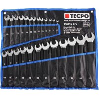 TECPO Maulringschlüssel-Satz mit rutschfesten Griff, 6-32mm