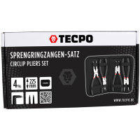 TECPO Sprengring- Seegerringzange Set 225 mm