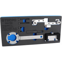 TECPO Motor-Einstellwerkzeug Satz für Ford 2.5 Turbo & Volvo 1.6–2.5 sowie 2.4D | Steuerzeiten Einstellwerkzeug