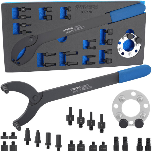 TECPO Nockenwellen-Gegenhaltewerkzeug zu verwenden wie OEM VAG T10172 T10554 Nockenwellenrad Haltewerkzeug für EA211 Motoren