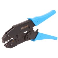 TECPO Kabelschuh- Crimpzange 0,5-6 mm für isolierte Kabelverbinder