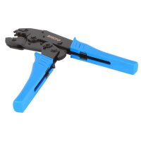 TECPO Kabelschuh- Crimpzange 0,5-6 mm für isolierte Kabelverbinder