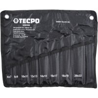TECPO Rohrsteckschlüssel-Satz, 6x7-20x22 mm, 9-tlg.