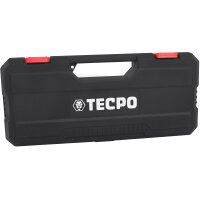 TECPO Drehmomentschlüssel Set 3/8" 5-50 Nm CR-V 72 Zähne Länge 375 mm + Nüsse