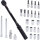 TECPO Drehmomentschlüssel Set 3/8" 5-50 Nm CR-V 72 Zähne Länge 375 mm + Nüsse