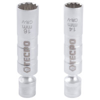 TECPO Drehmomentschlüssel-Satz 32-tlg. mit 1/4", 3/8" und 1/2" Antrieb, Bits, Nüssen und Zubehör – Drehmomentbereiche von 5–200 Nm