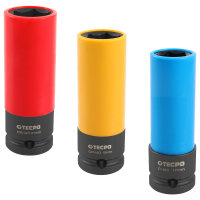 TECPO Drehmomentschlüssel-Satz 32-tlg. mit 1/4", 3/8" und 1/2" Antrieb, Bits, Nüssen und Zubehör – Drehmomentbereiche von 5–200 Nm