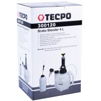TECPO Bremsenentlüftungsgerät Bremsflüssigkeit 4L+ 1L