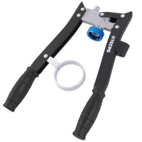 TECPO Zweihand-Kartuschen Fettpresse 2in1 PROFI-Ausführung 500g für Schraubkartuschen / Fett Mehrzweckfett