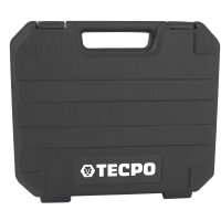 TECPO Druckluft Bremskolbenrücksteller 8-tlg. | rechts/links drehend | Universal Adapter 2-Pin 3-Pin 4-Pin | 3/8" Antrieb