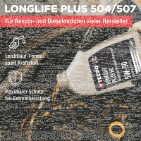 1L TECPO 5W-30 LONGLIFE PLUS MOTORÖL für VW 504.00 507.00 MB 229.31 229.51 BMW LL-04 C30