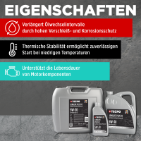 1L TECPO 5W-30 LONGLIFE PLUS MOTORÖL für VW 504.00 507.00 MB 229.31 229.51 BMW LL-04 C30