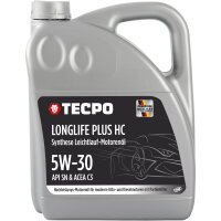 5L TECPO 5W-30 LONGLIFE PLUS MOTORÖL für VW 504.00 507.00 MB 229.31 229.51 BMW LL-04 C30