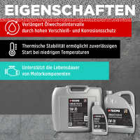 5L TECPO 5W-30 LONGLIFE PLUS MOTORÖL für VW 504.00 507.00 MB 229.31 229.51 BMW LL-04 C30